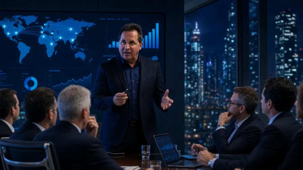 Tom Pearl presenting cybersecurity strategy as a CISO