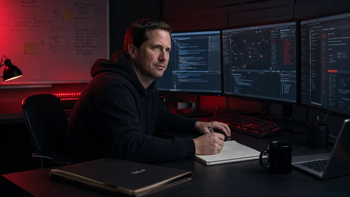 Tom Pearl documenting an authorized penetration test